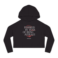 Women’s Crop Hooded Sweatshirt - Inspired by Fear of Average