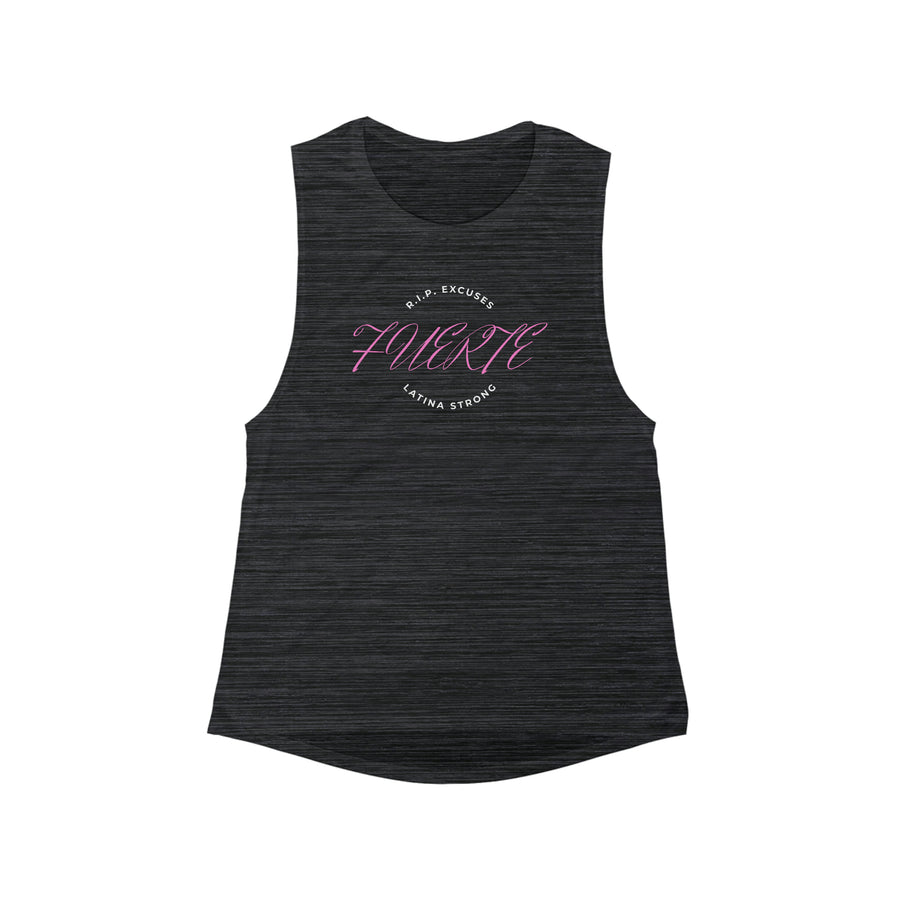 Women's Flowy Scoop Muscle Tank - Fuerte