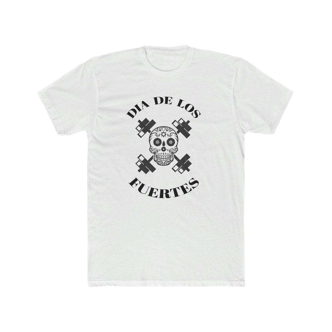 Men's Cotton Crew Tee - Dia De Los Fuertes