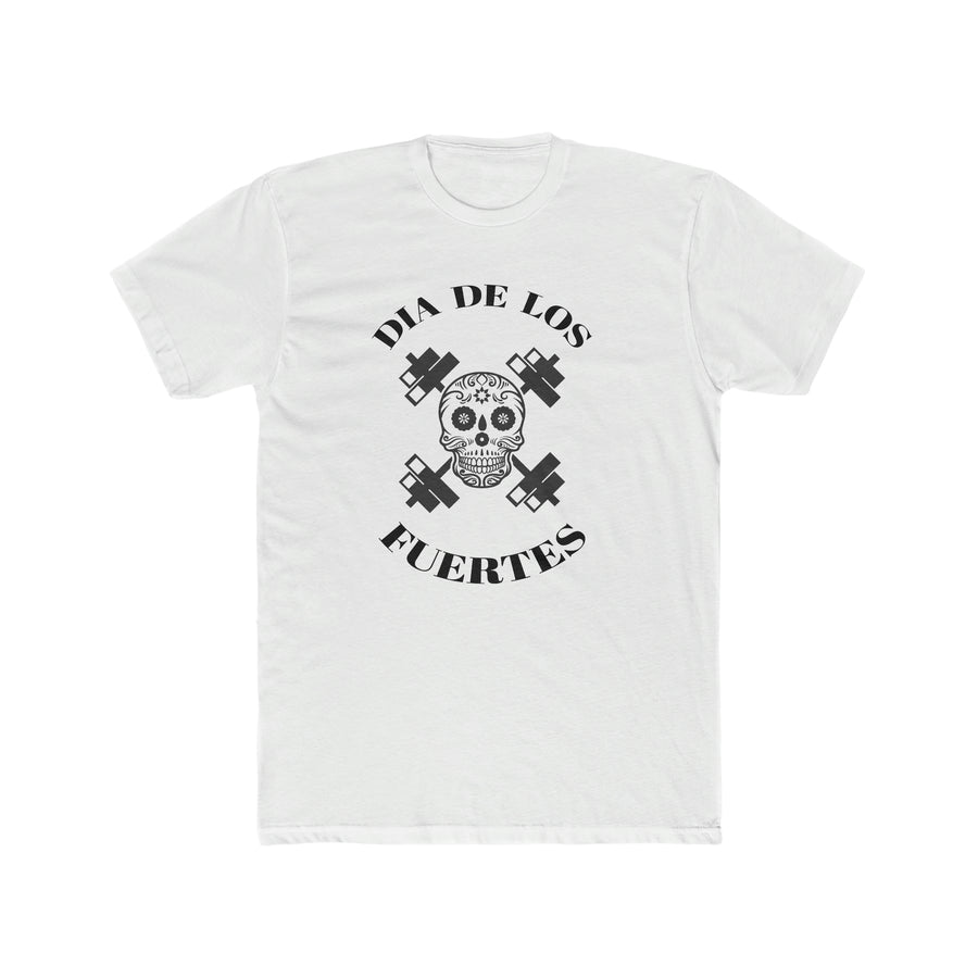 Men's Cotton Crew Tee - Dia De Los Fuertes