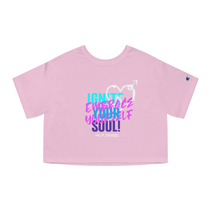 Champion Women's Crop Tee - Ignite your Soul