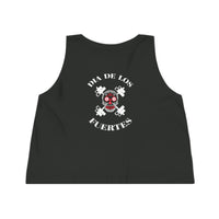 Women's Dancer Cropped Tank Top - Dia De Los Fuertes