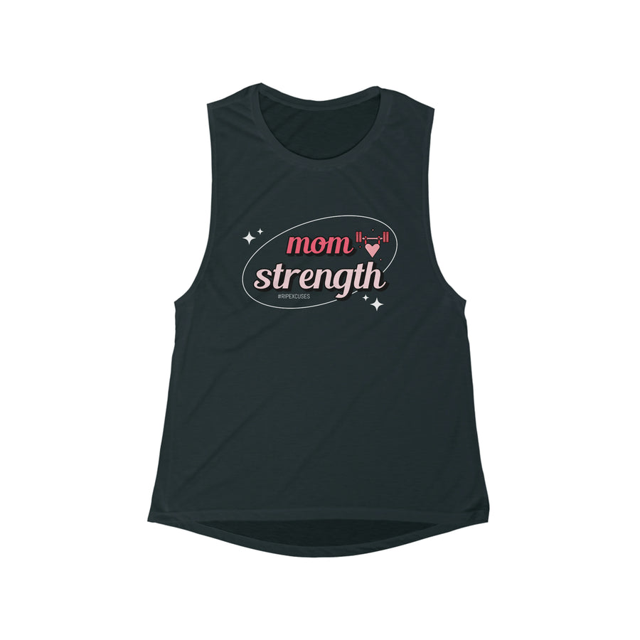 Women's Flowy Muscle Tank - Mom Strength