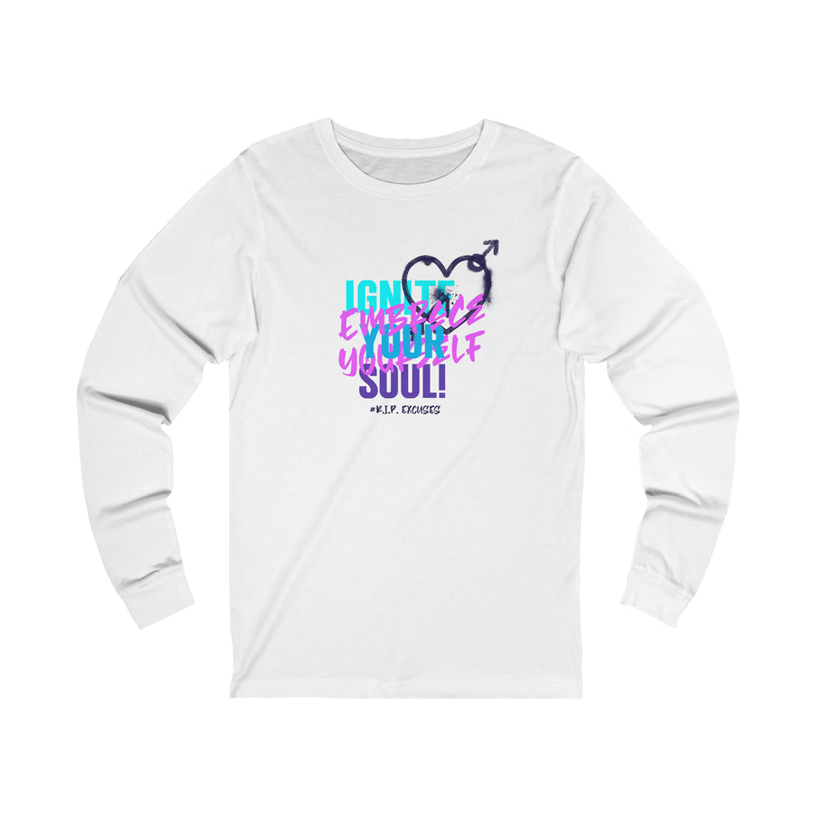 Unisex Jersey Long Sleeve Tee - Ignite Your Soul