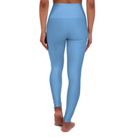 High Waisted Yoga Leggings - Fear-Limit-Relent_LESS