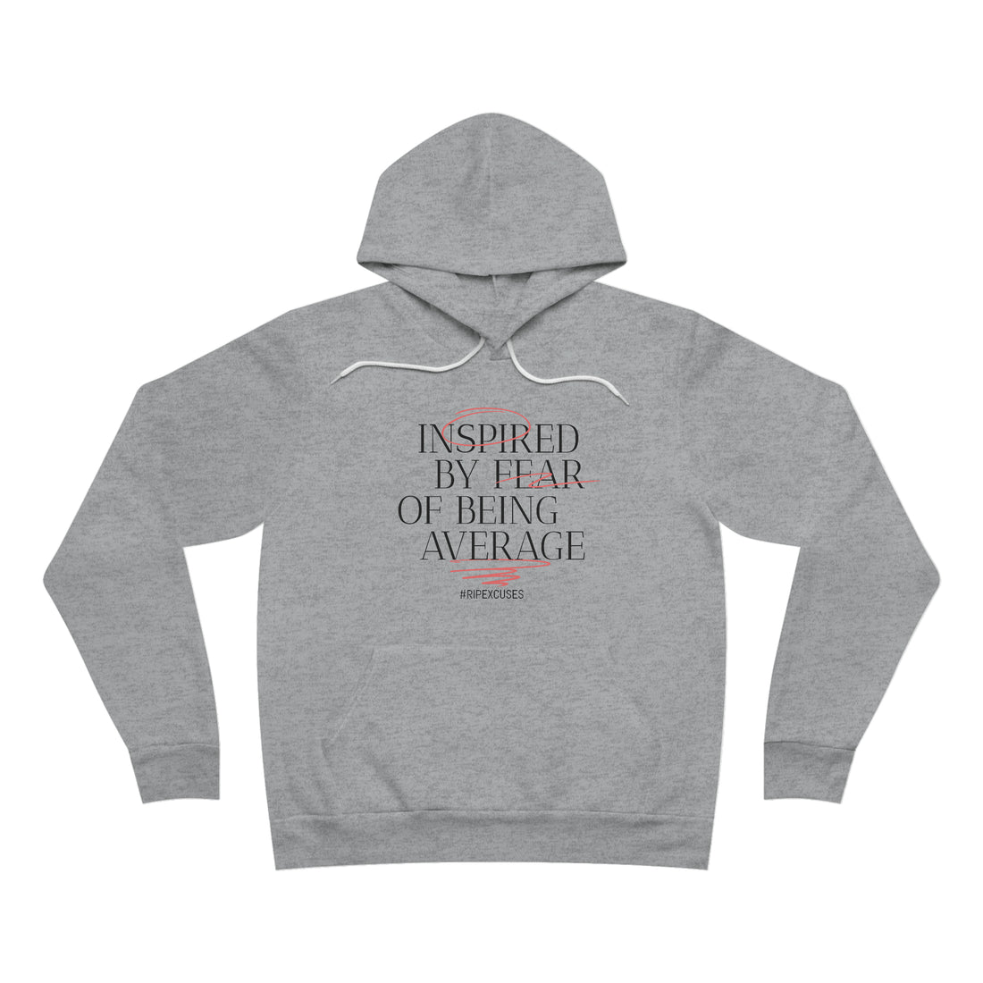 Unisex Fleece Pullover Hoodie - Inspired by Fear of Average