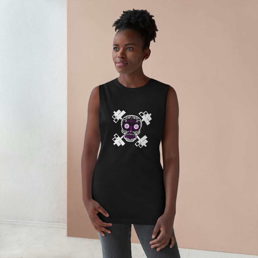 Unisex Tank - Purple Sugar Skull