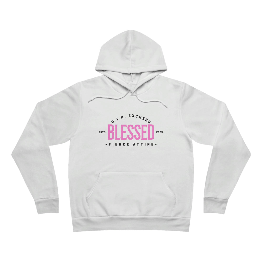 UNISEX Fleece Pullover Hoodie - Blessed