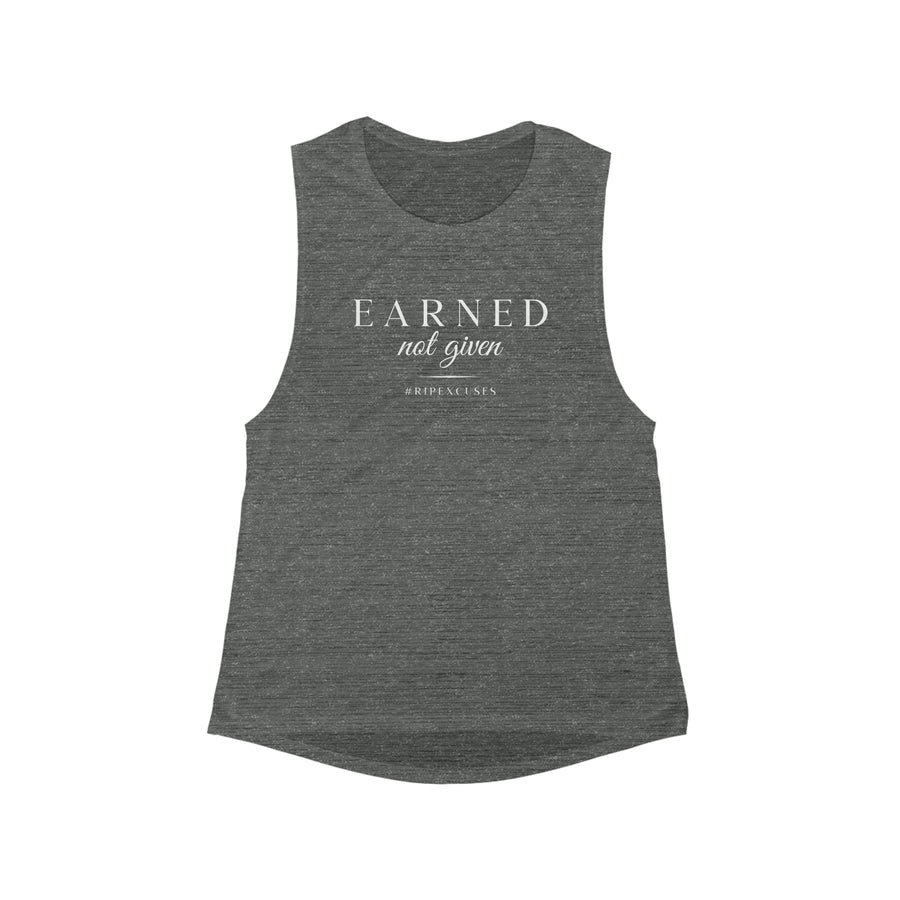 Women's Flowy Muscle Tank - Earned Not Given