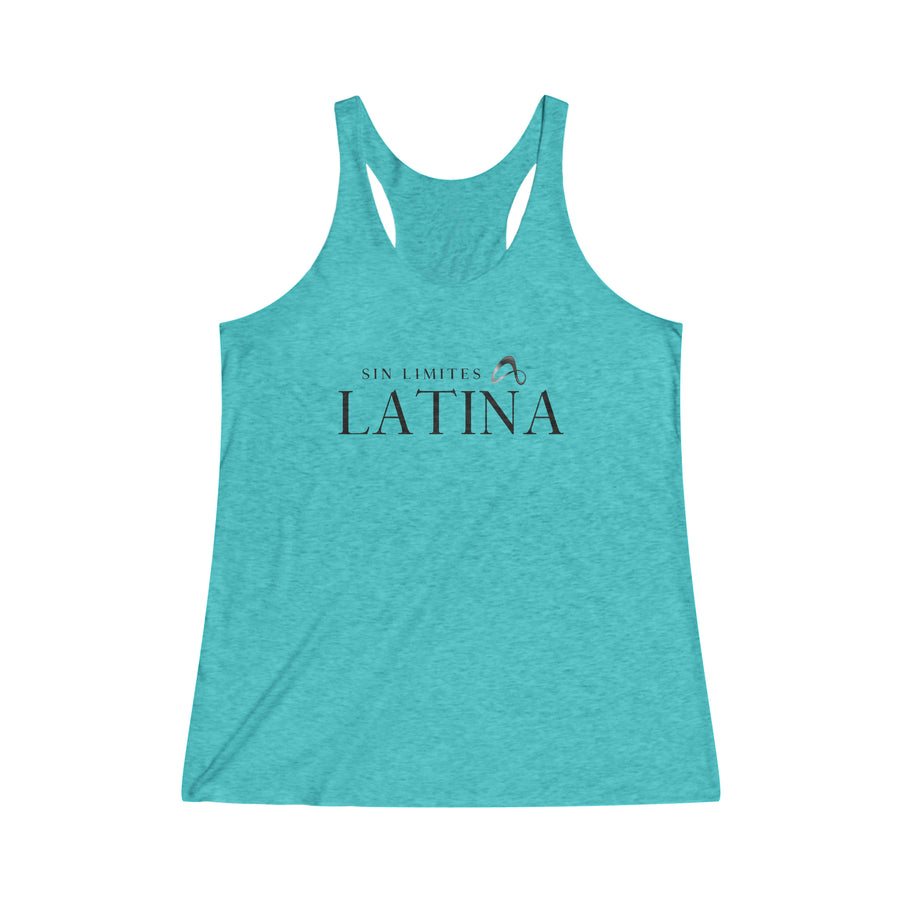 Women's Tri-Blend Racerback Tank - Latina Sin Limites