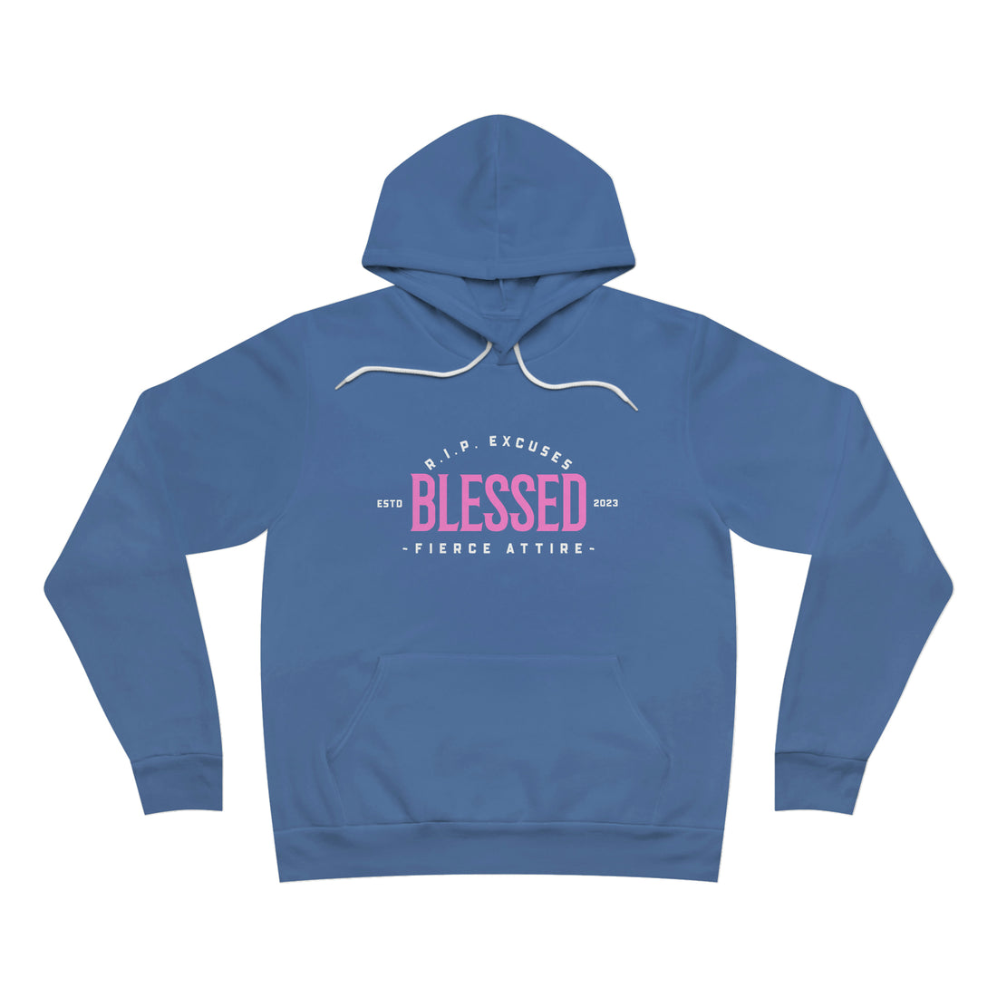 UNISEX Fleece Pullover Hoodie - Blessed