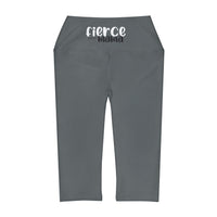 Yoga Capri Leggings - Fierce Mama