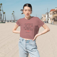 Women's Flowy Cropped Tee - Inspired by Fear of Average