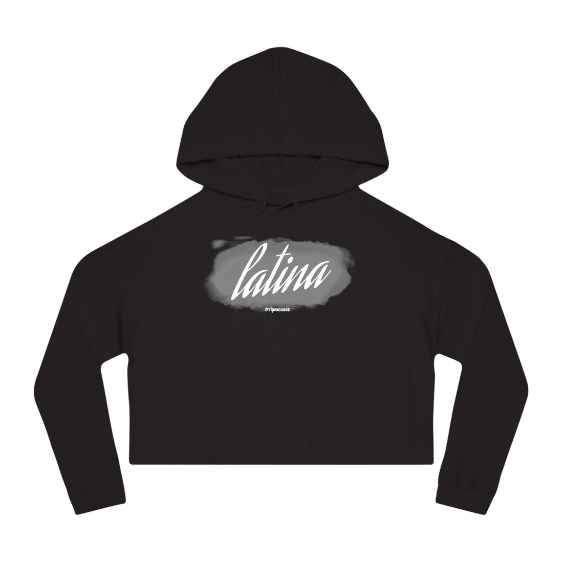 Women’s Cropped Hooded Sweatshirt - Latina