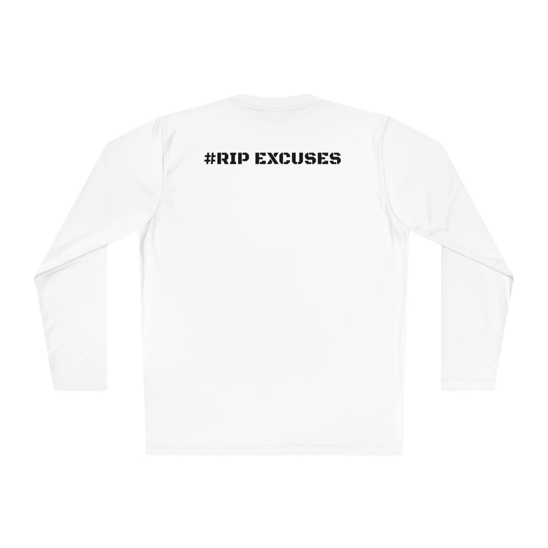 Unisex Lightweight Long Sleeve Tee - #RIP Excuses