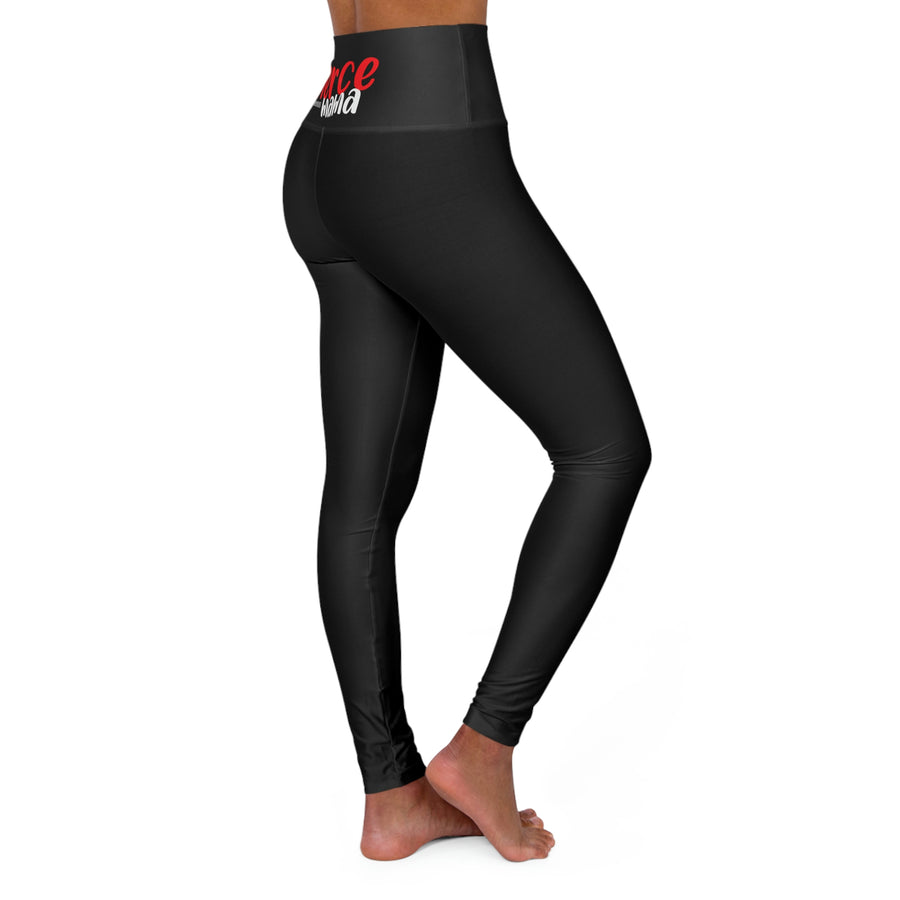 High Waisted Yoga Leggings - Fierce Mama