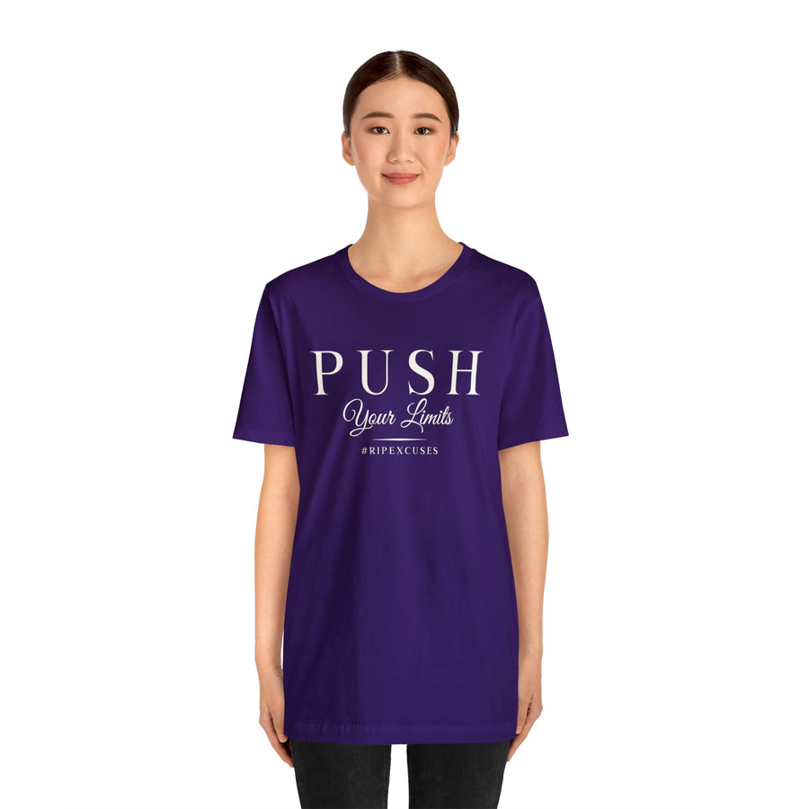 Unisex Jersey Tee - Push Your Limits