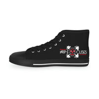 Men's High Top Sneakers - #RIP Excuses