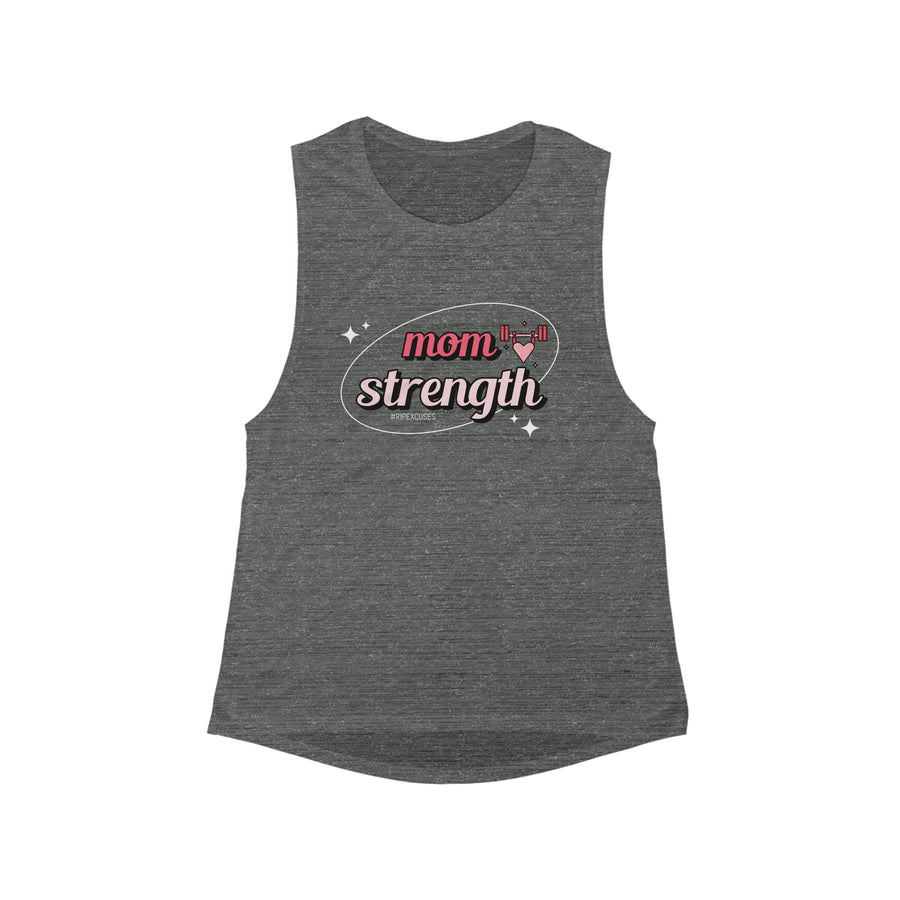 Women's Flowy Muscle Tank - Mom Strength