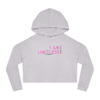 Women’s Crop Hooded Sweatshirt - I am Limitless