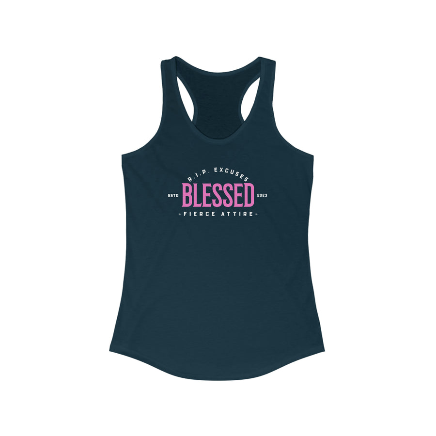 Women's Racerback Tank - Blessed