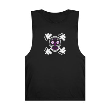 Unisex Tank - Purple Sugar Skull