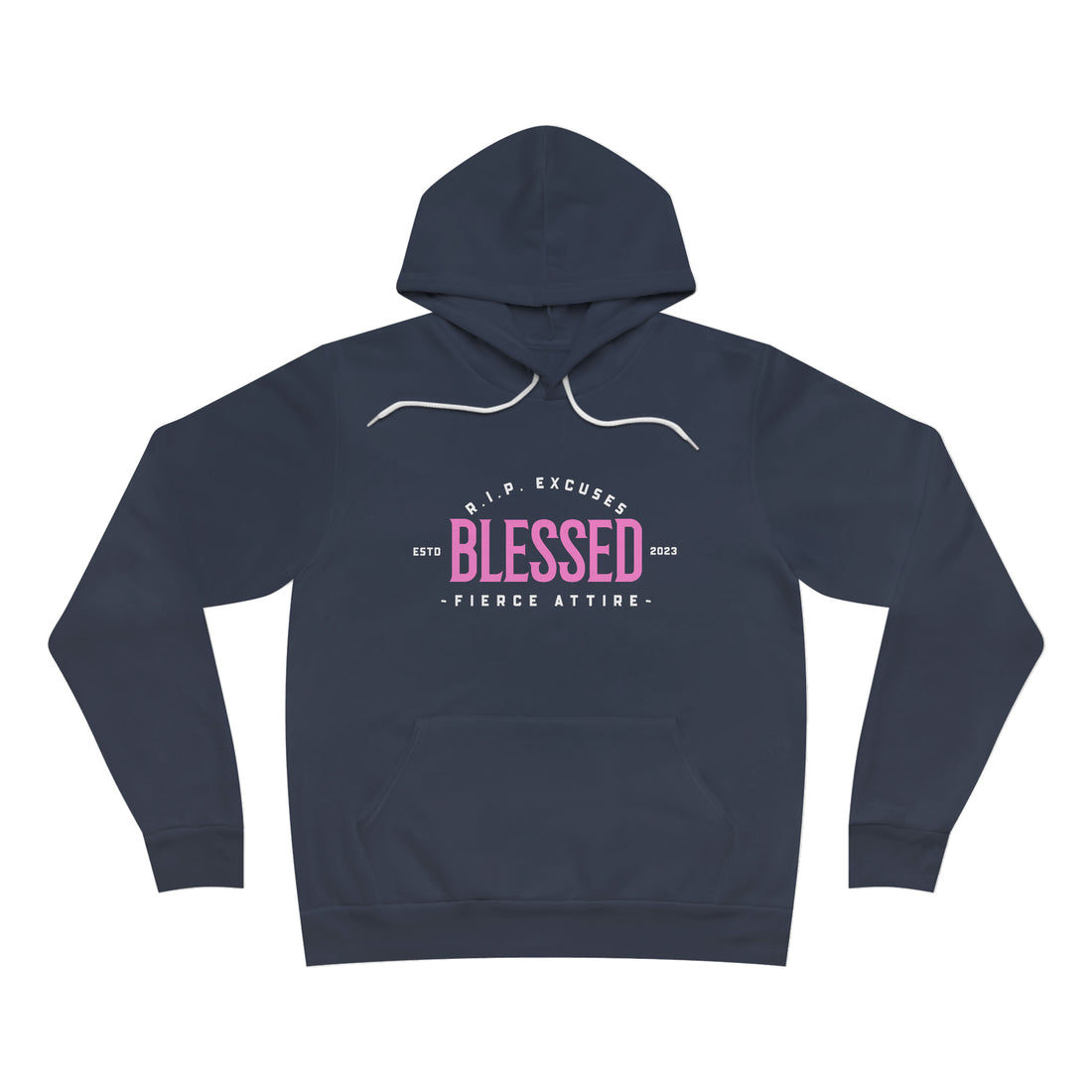 UNISEX Fleece Pullover Hoodie - Blessed