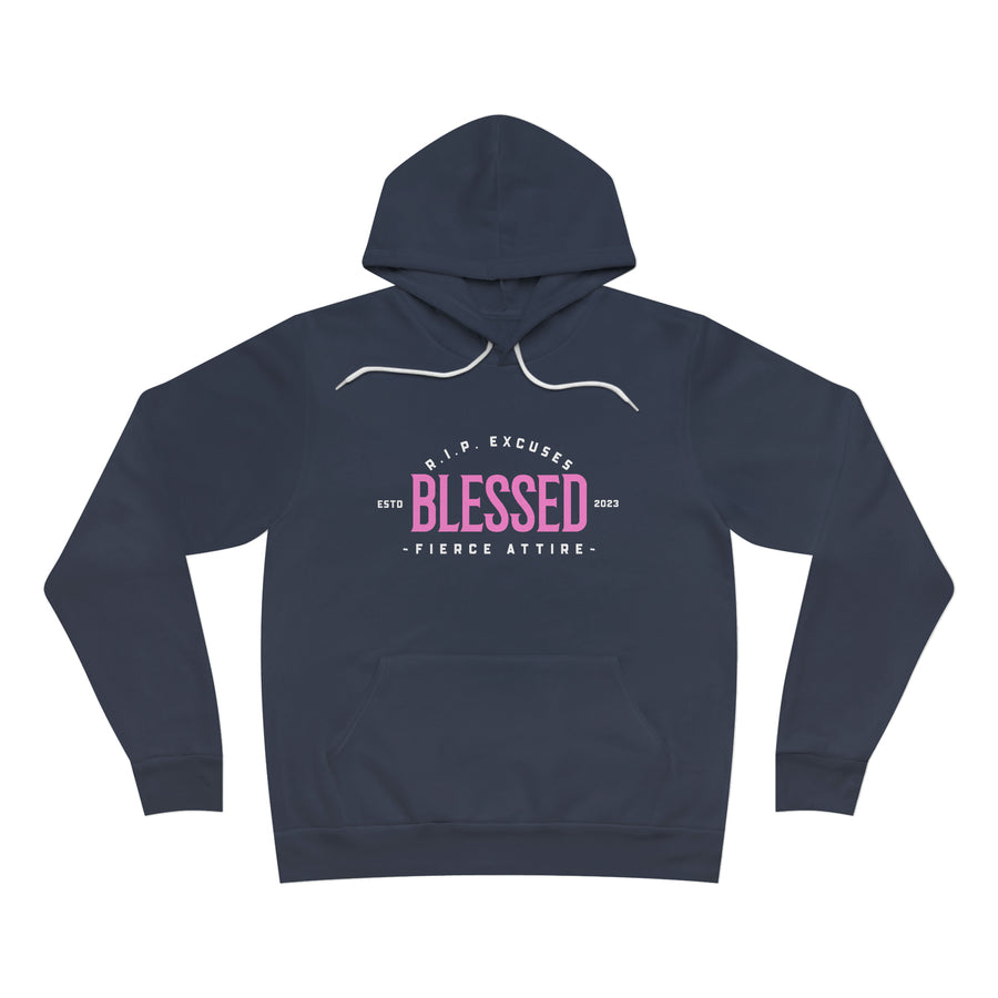 UNISEX Fleece Pullover Hoodie - Blessed