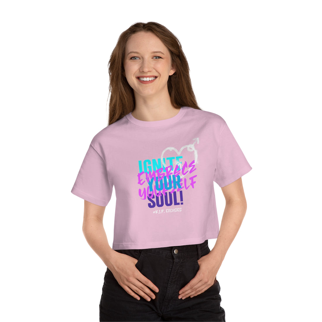 Champion Women's Crop Tee - Ignite your Soul