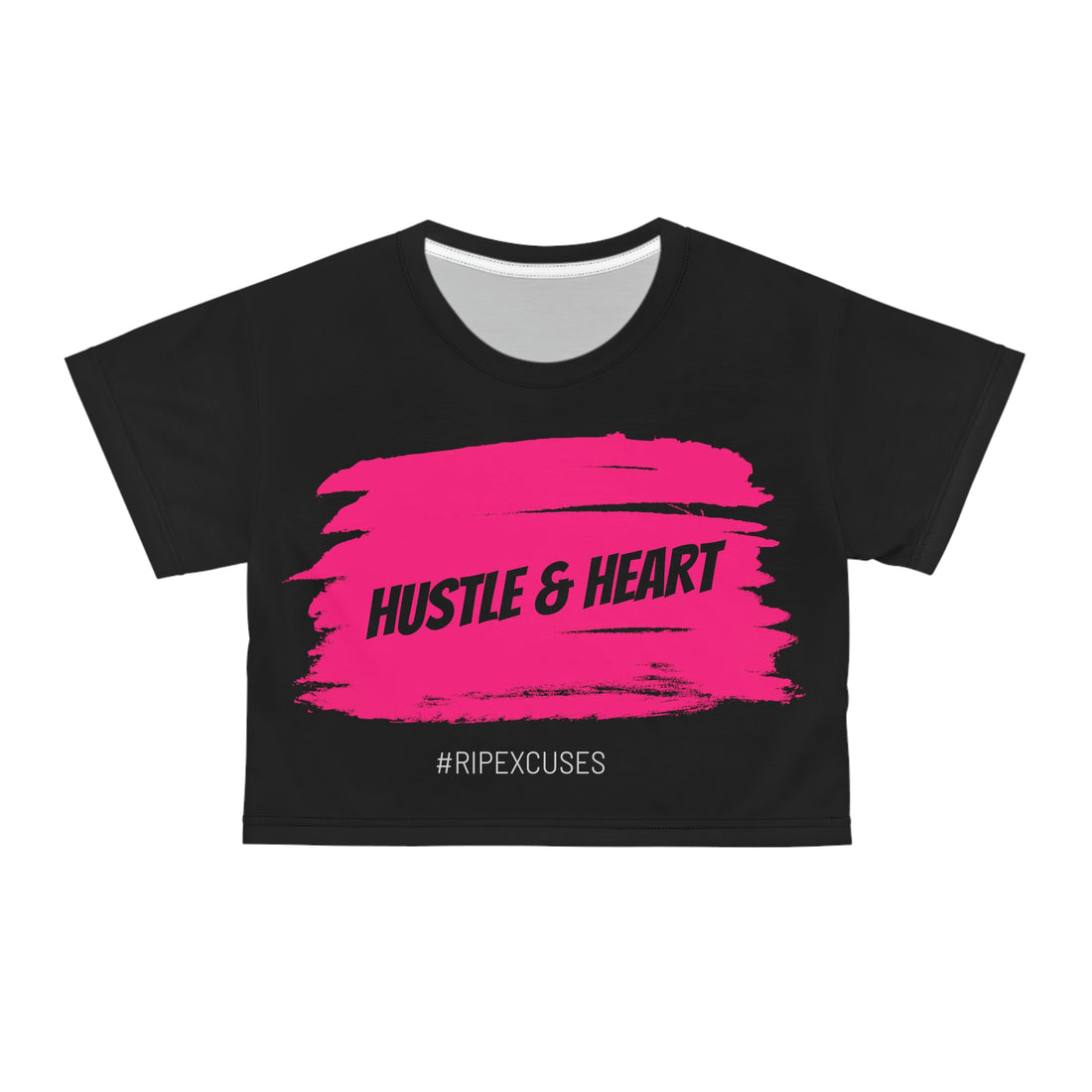 Crop Tee - HUSTLE & HEART