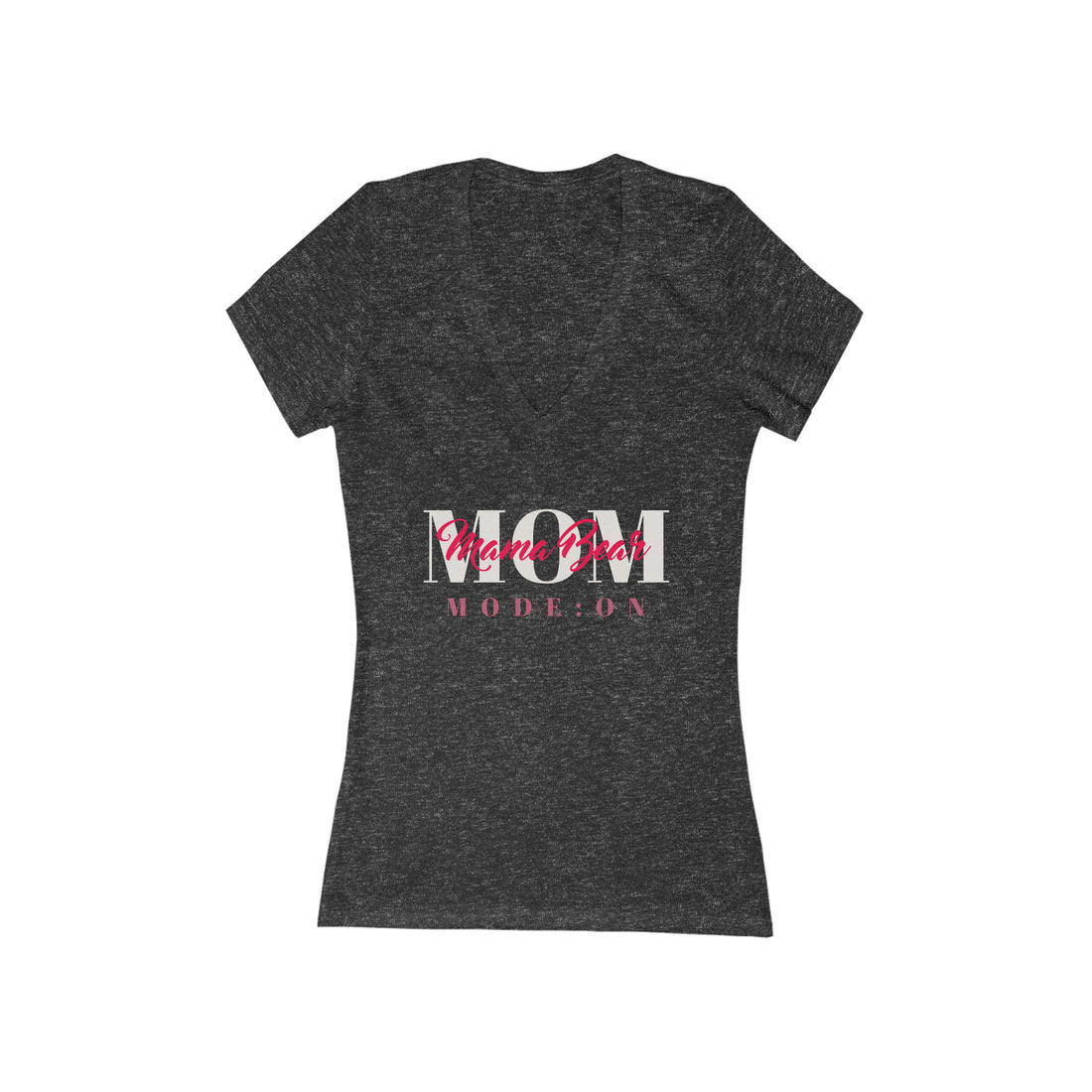 Women's Deep V-Neck Tee - Mom Mode ON