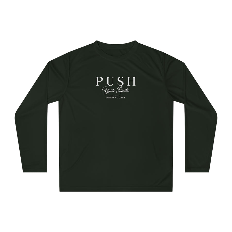 Unisex Performance Long Sleeve - Push Your Limits