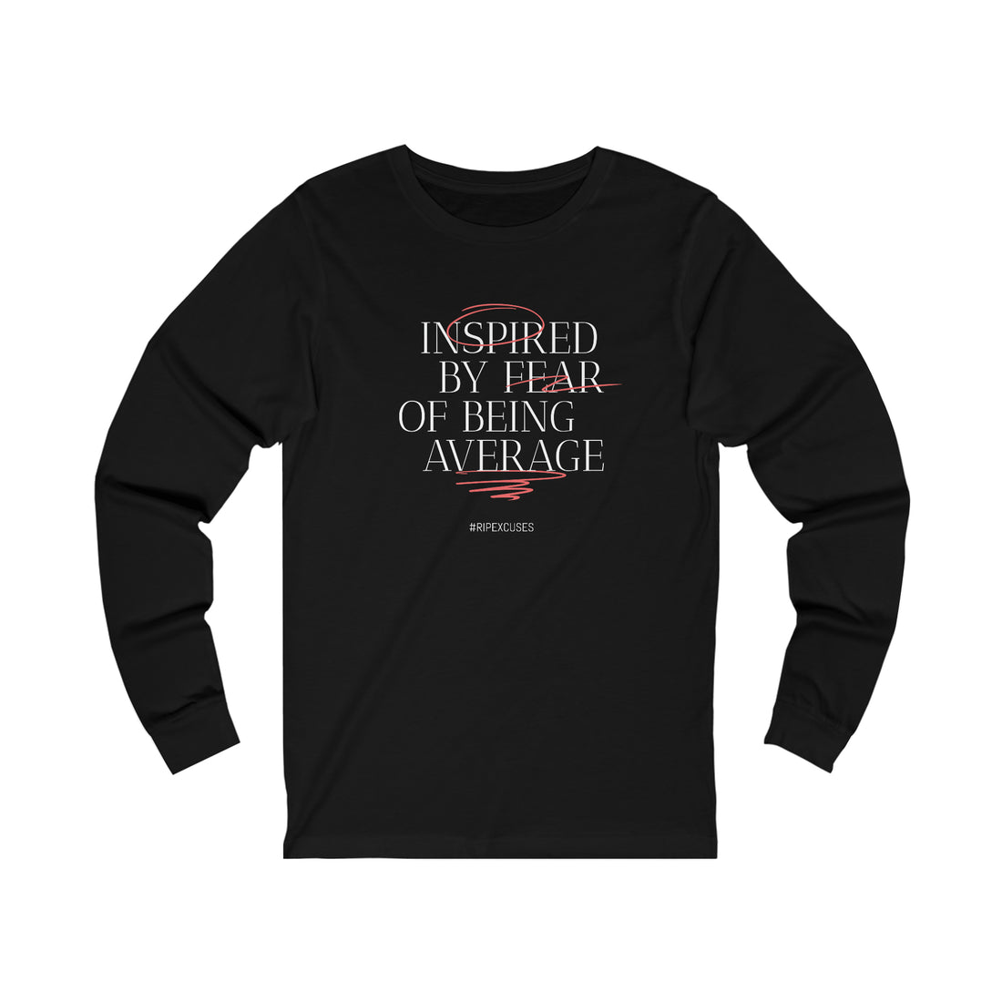 Unisex Jersey Long Sleeve Tee - Inspired by Fear of Average