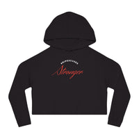 Women’s Cropped Hooded Sweatshirt _ stronger