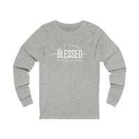 Unisex Jersey Long Sleeve Tee - Blessed