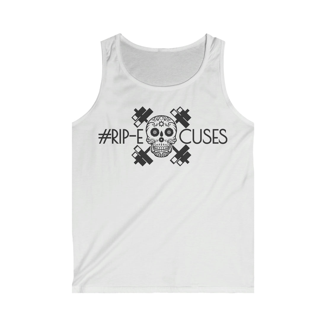 Men's Softstyle Tank Top - #RIP Excuses