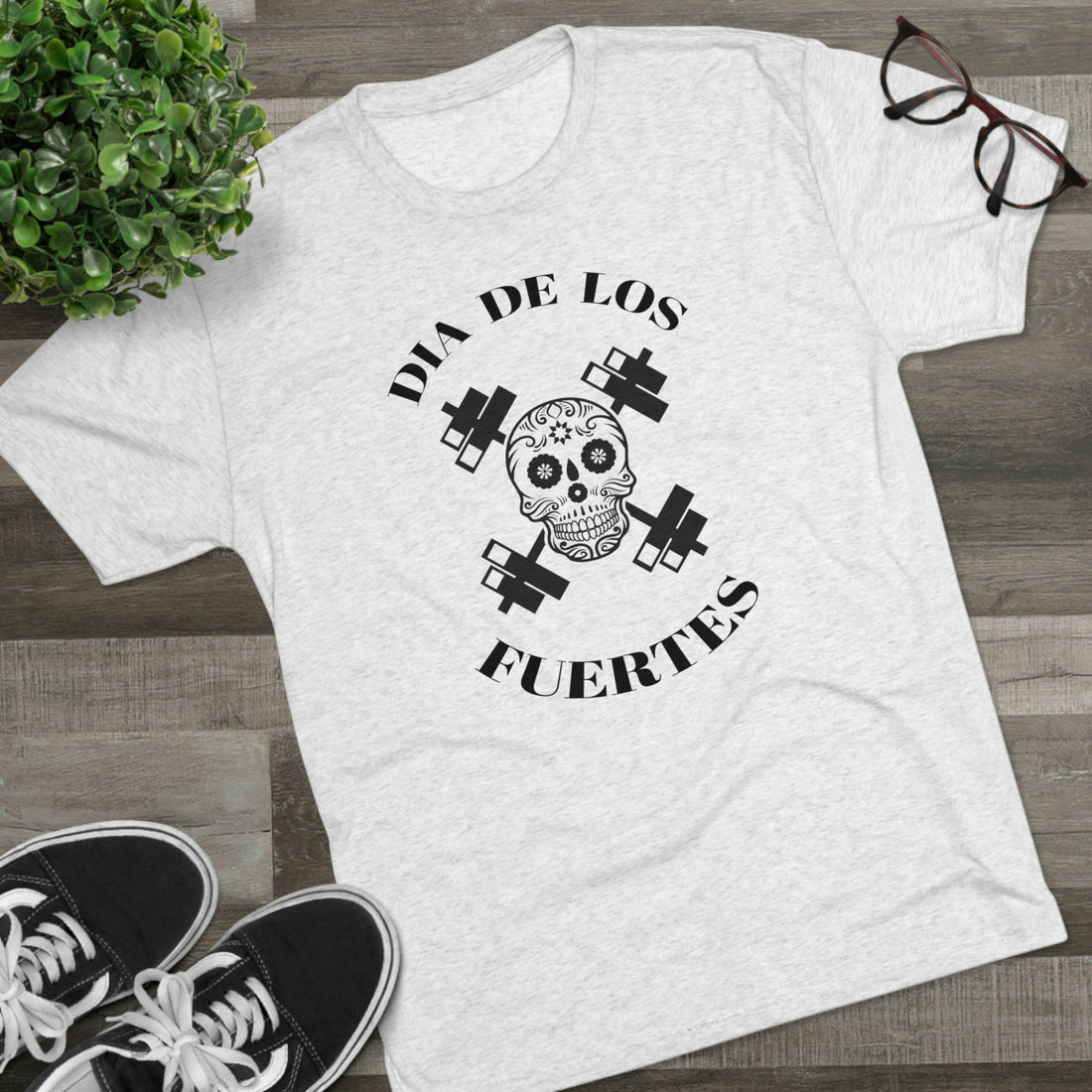 Unisex Tri-Blend Crew Tee - Dia De Los Fuertes