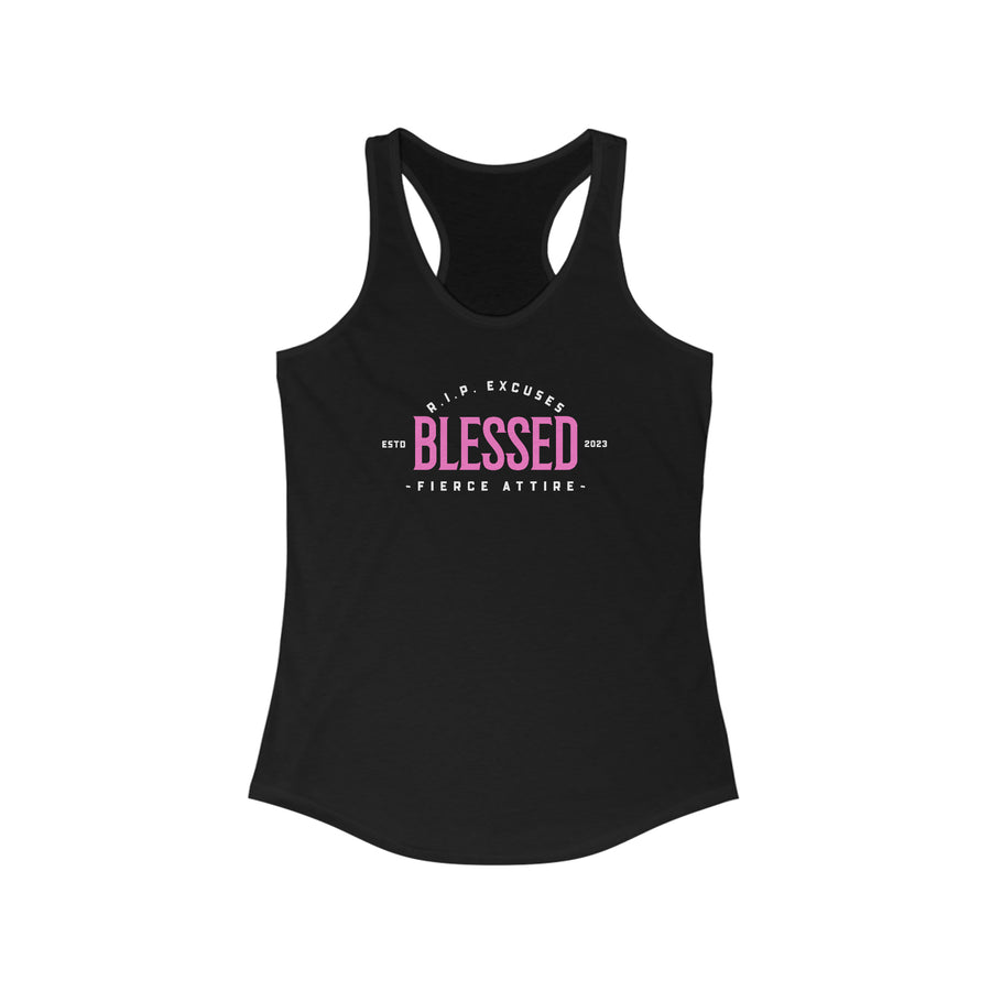 Women's Racerback Tank - Blessed