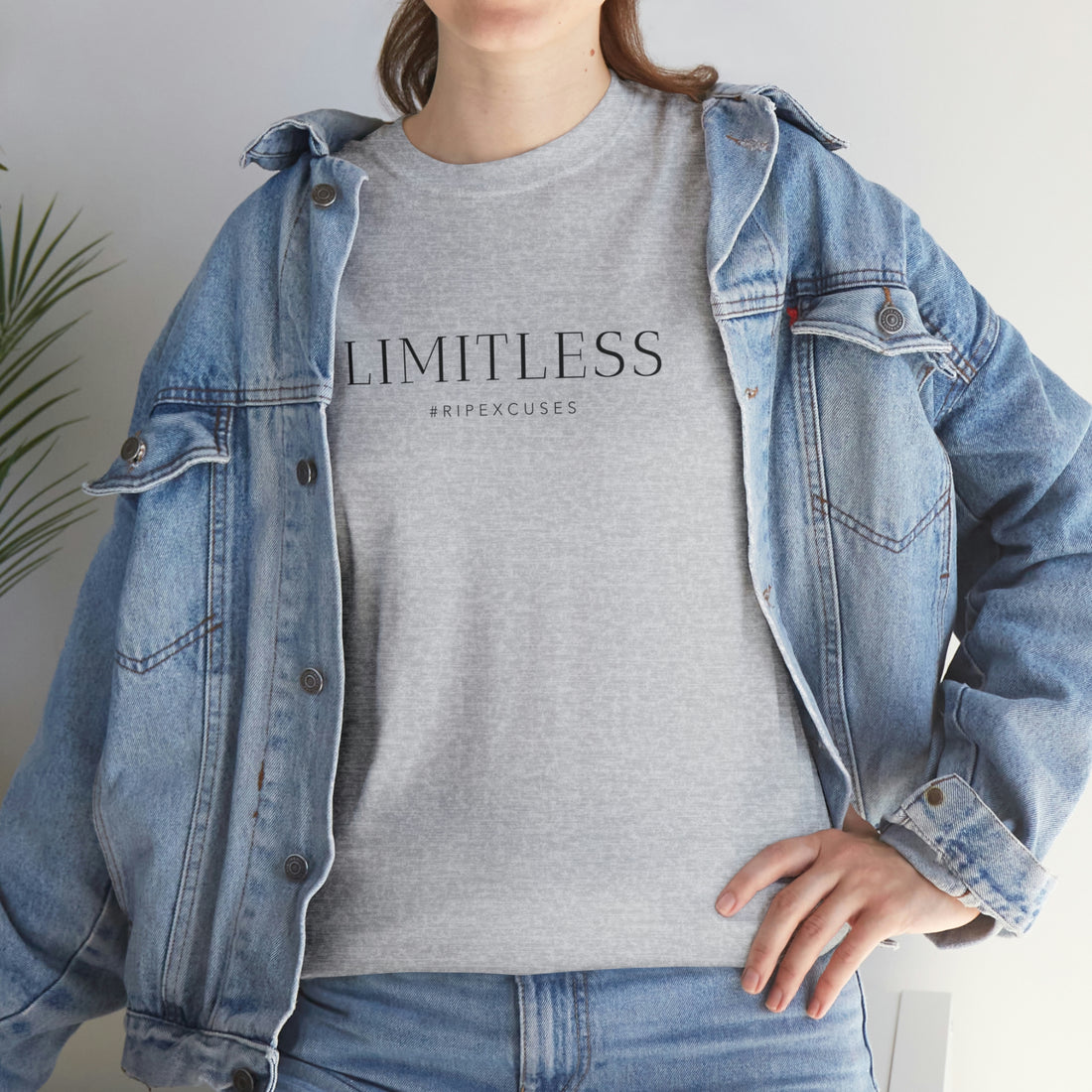 Unisex Heavy Cotton Tee - LIMITLESS