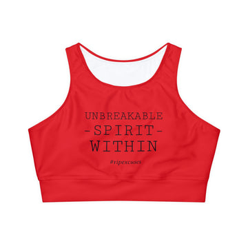 Sports Bra - Unbreakable Spirit