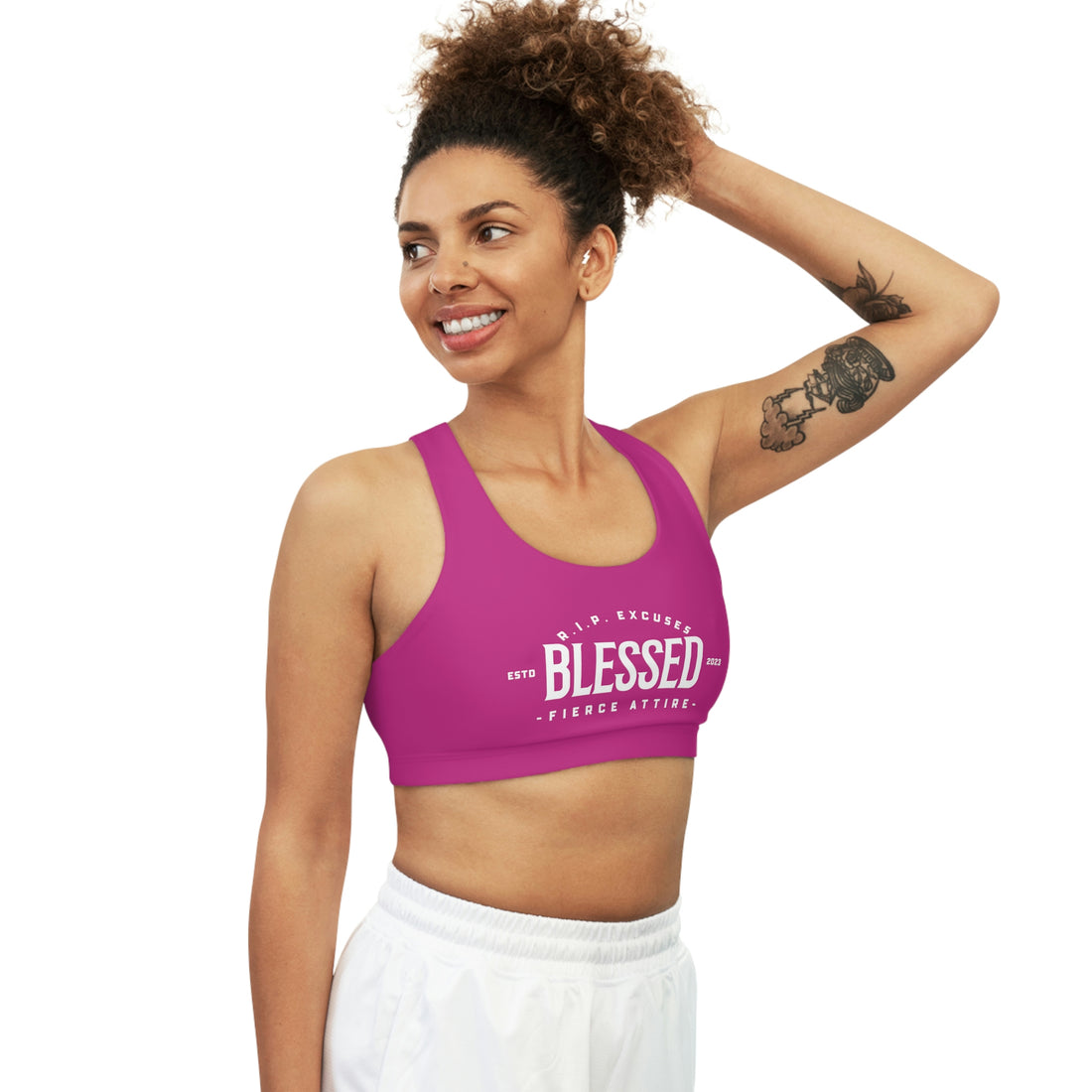 Seamless Sports Bra - Blessed