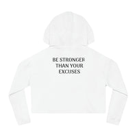 Women’s Crop Sweatshirt - Stronger than your excuses