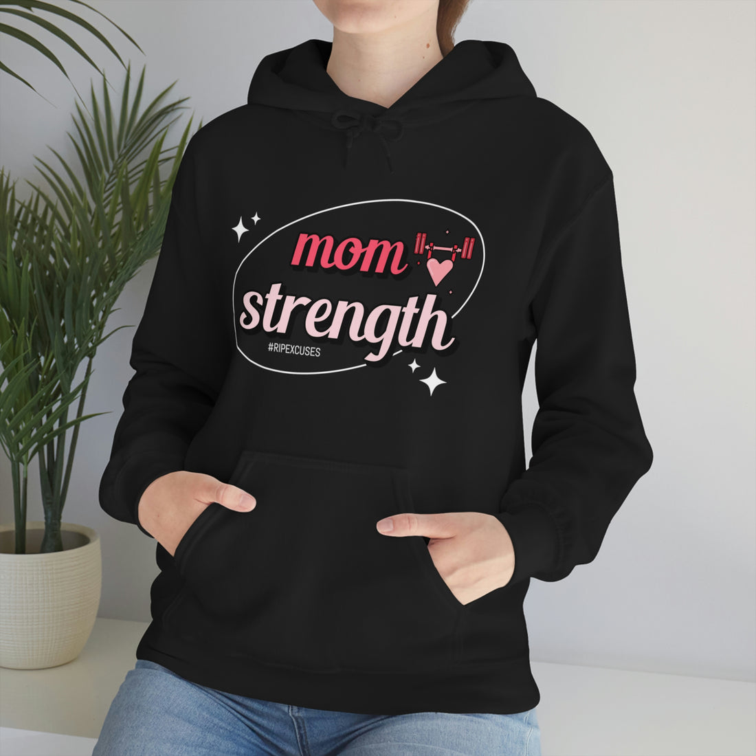 Heavy Blend™ Hooded Sweatshirt - Mom Strength