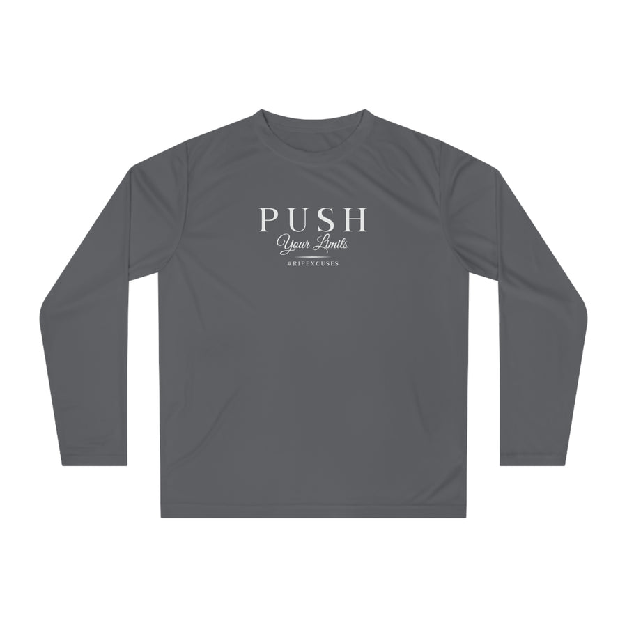 Unisex Performance Long Sleeve - Push Your Limits