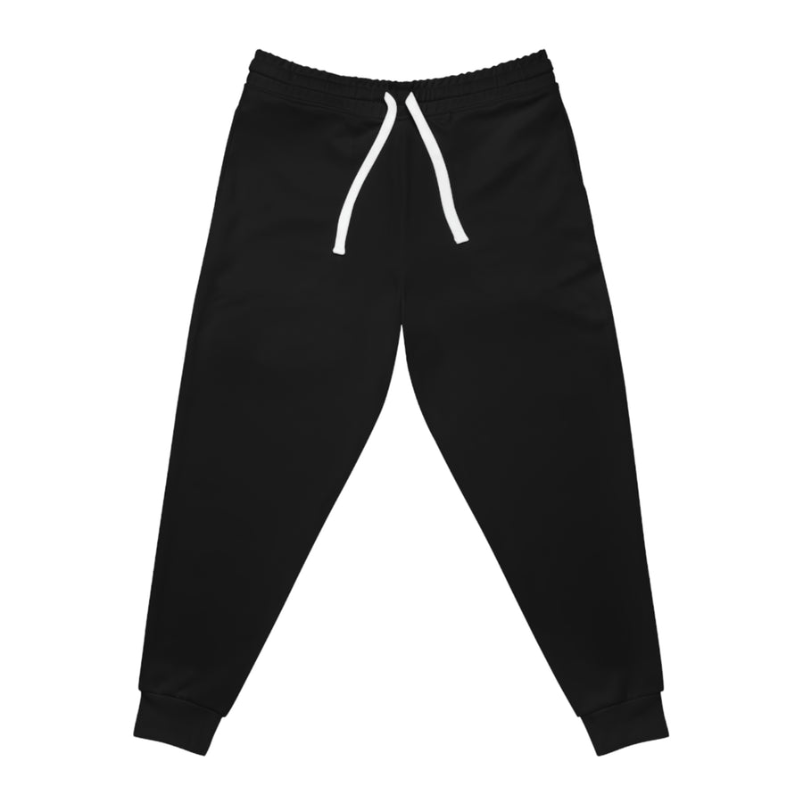 Unisex Athletic Joggers No Excuses - Graffiti Orange