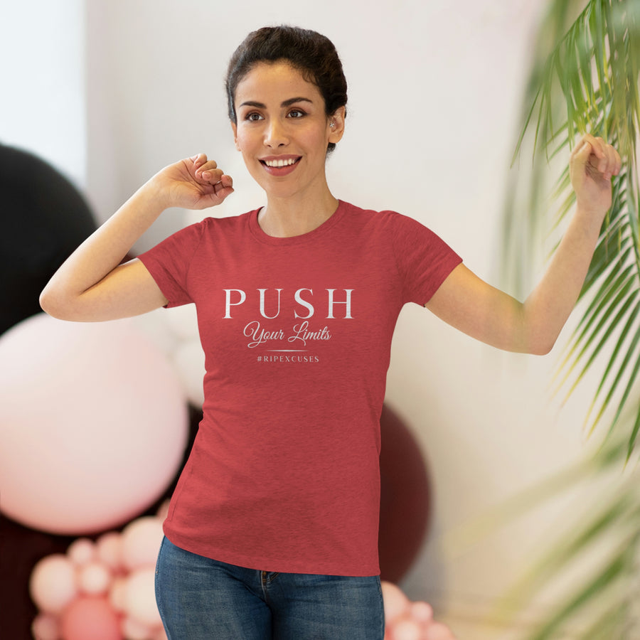 Women's Triblend Tee - Push Your Limits