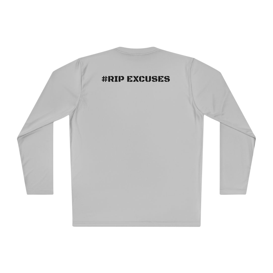 Unisex Lightweight Long Sleeve Tee - #RIP Excuses