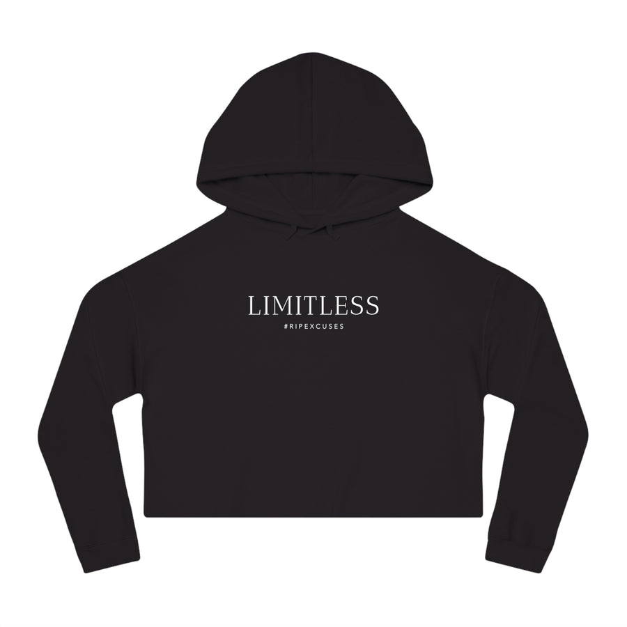 Women’s Crop Hooded Sweatshirt - LIMITLESS