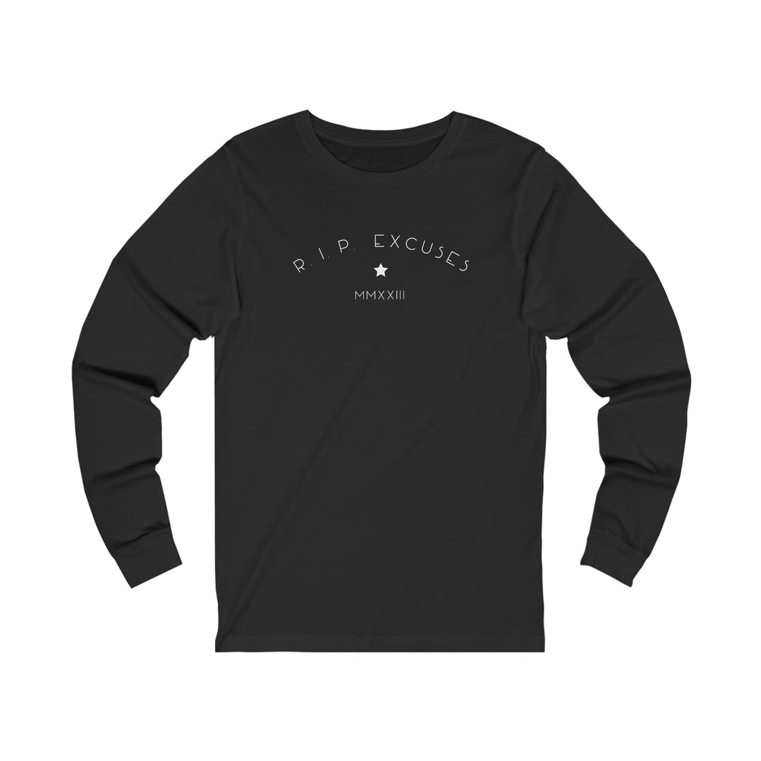 Vintage Long Sleeve Tee - #RIP Excuses