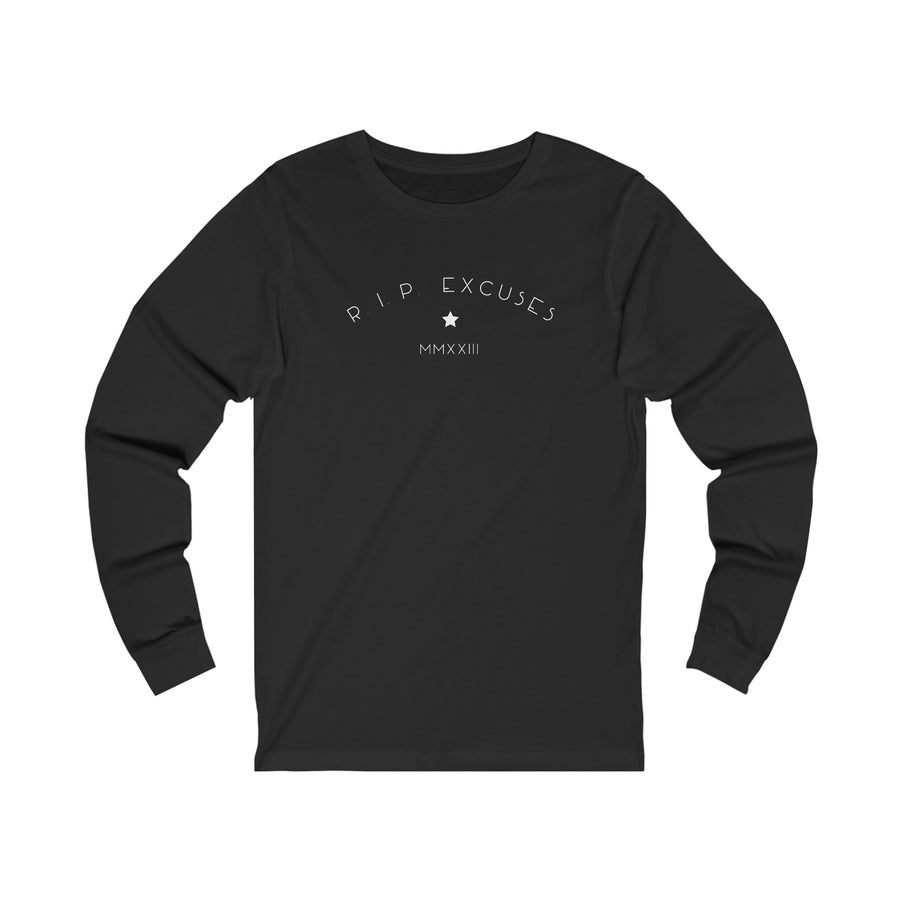 Vintage Long Sleeve Tee - #RIP Excuses